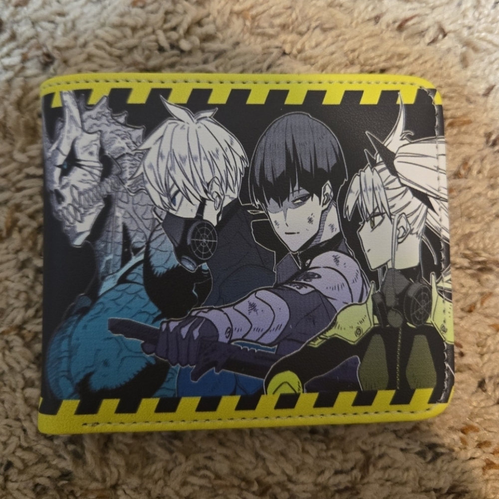 New kaiju no 8 anime manga leather wallet
